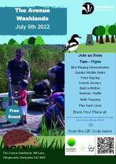 Avenue Washlands 9 July event poster